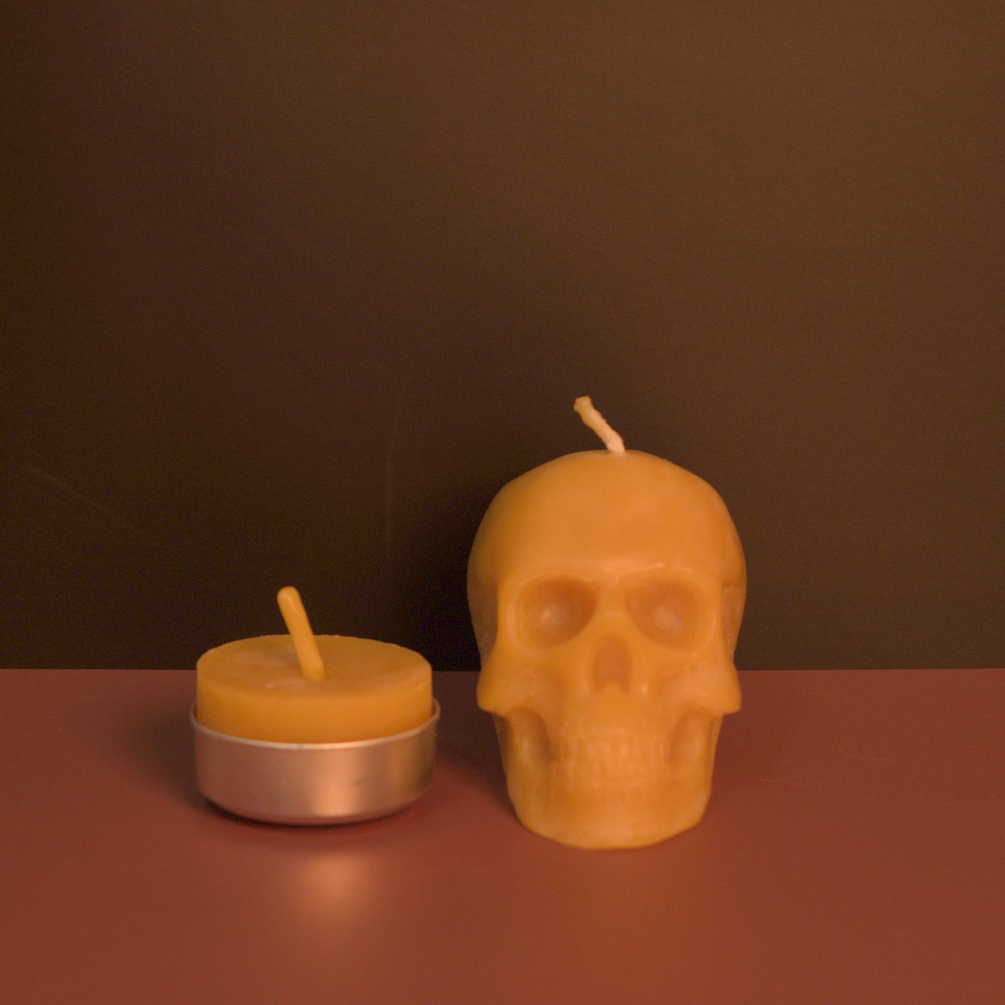 Small Skull Candle
