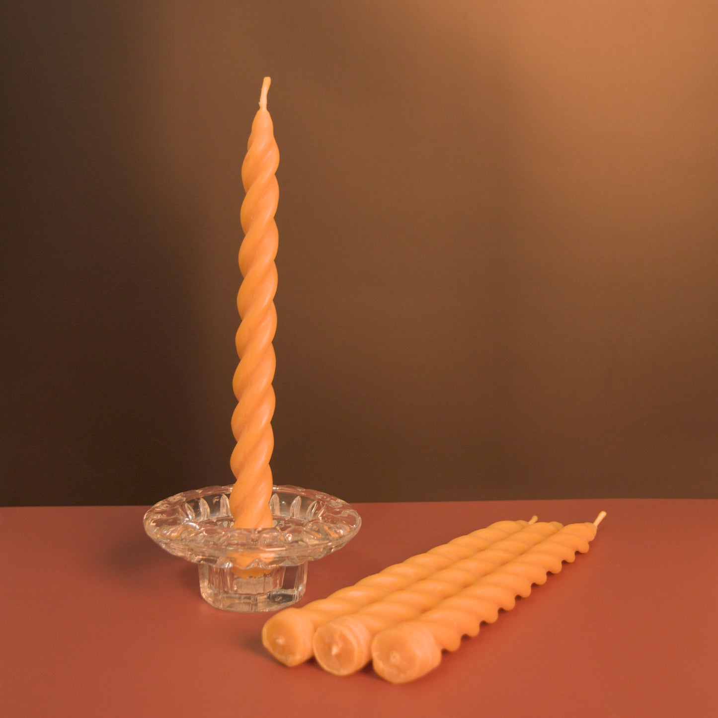 Spiral Taper Candle
