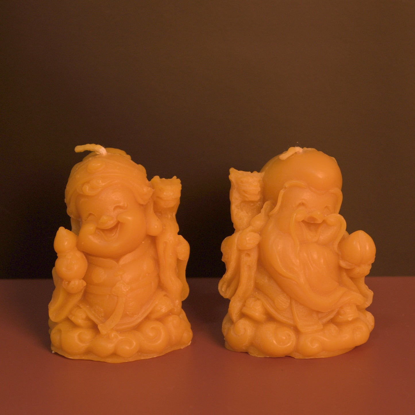 Happy Buddha Candle