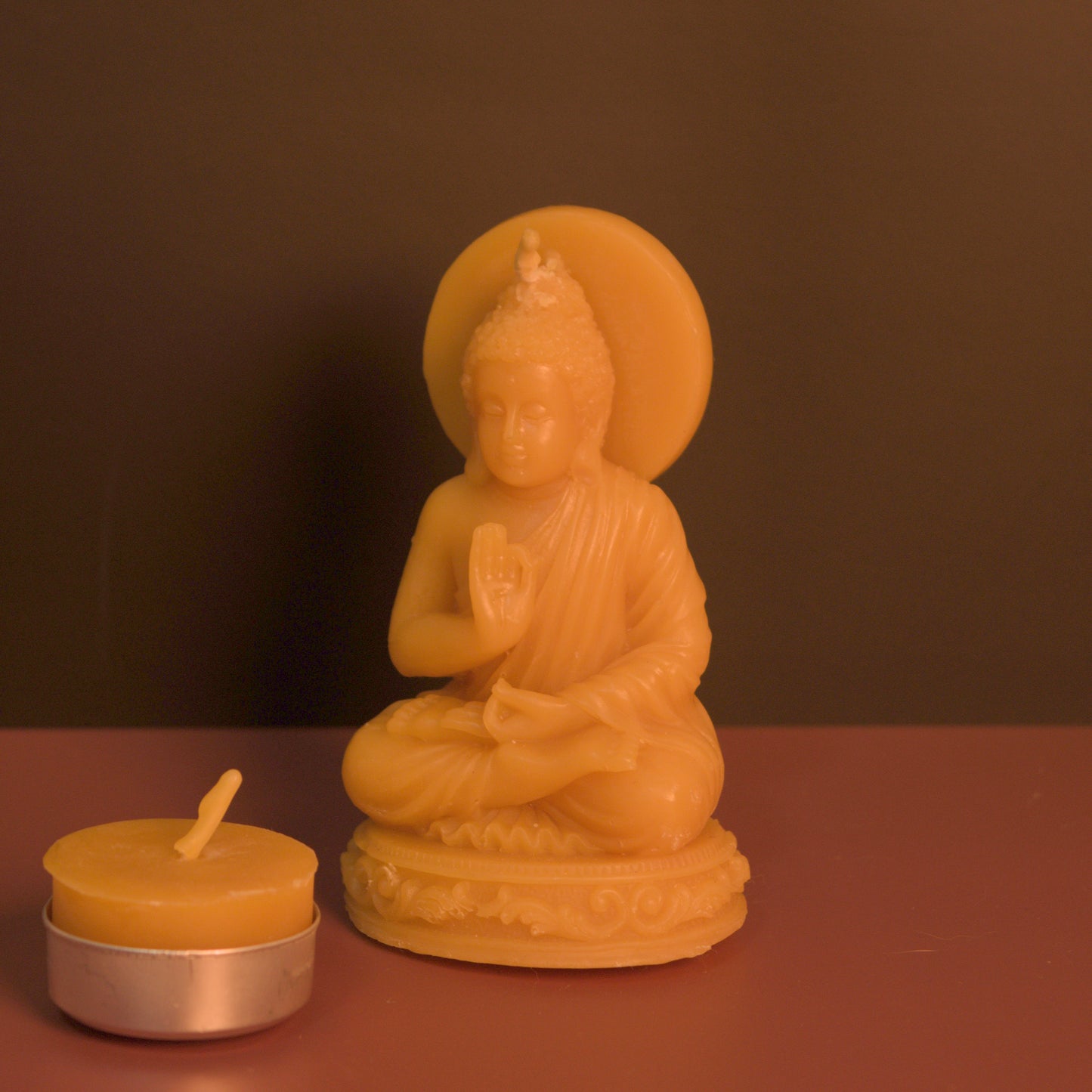 Sitting Buddha Candle