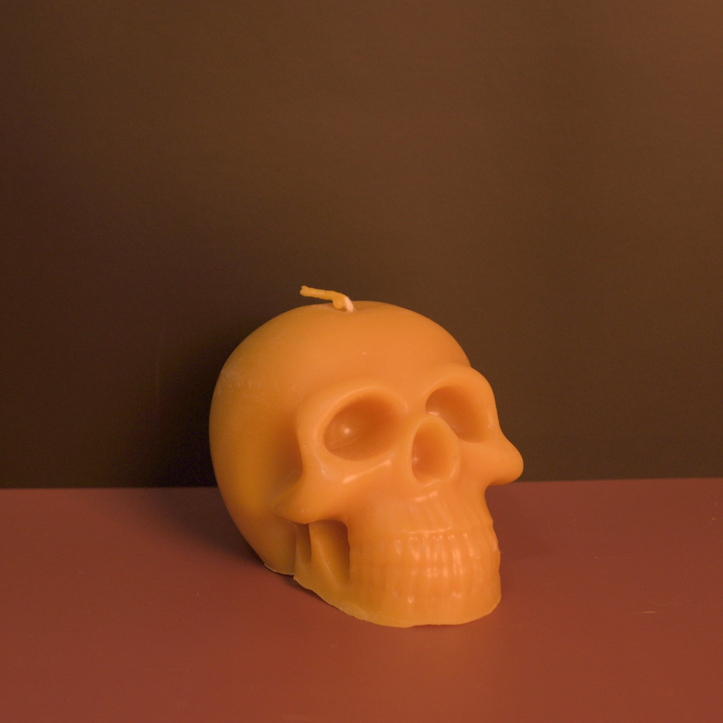 Large Skull Candle