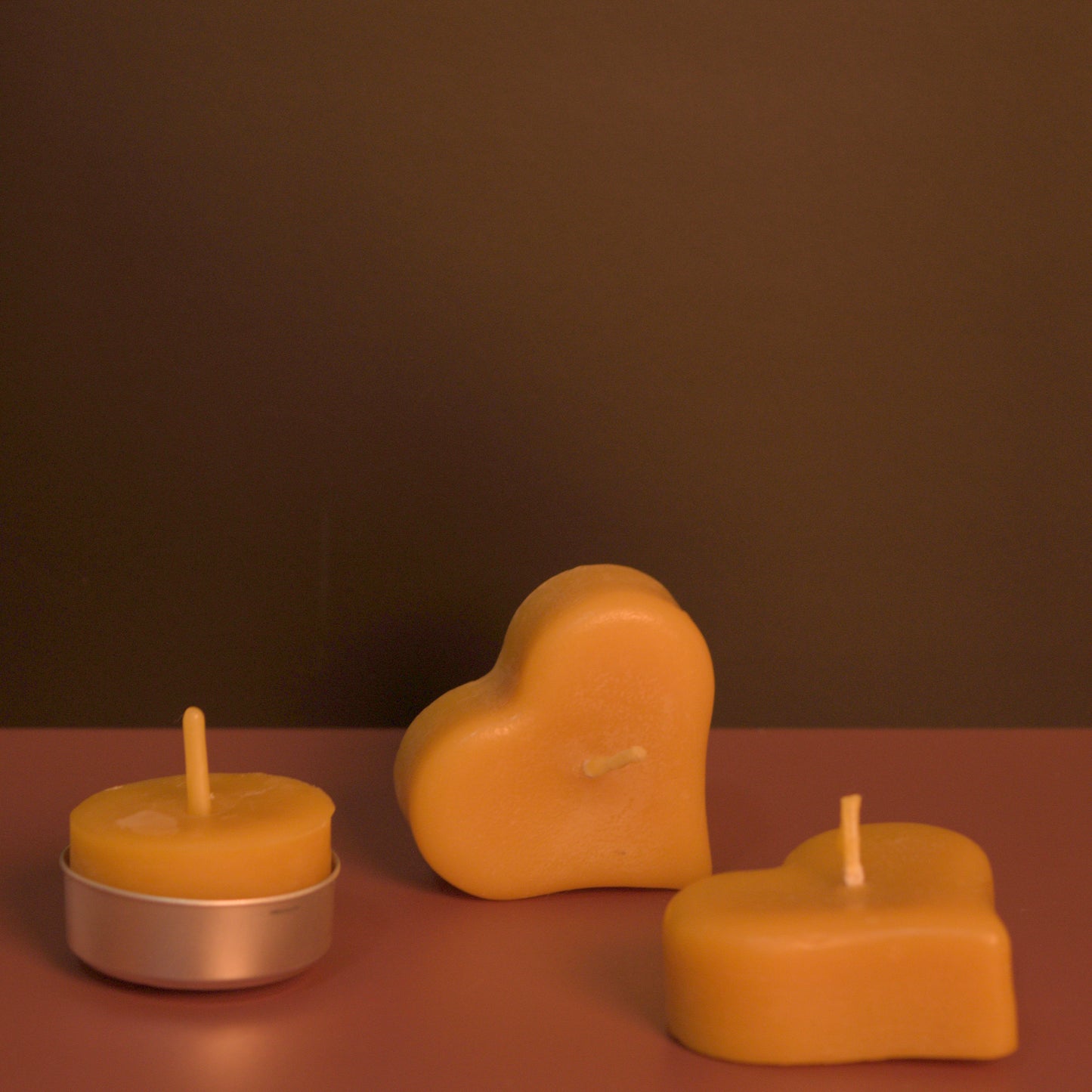 Heart-Shaped Floating Candle