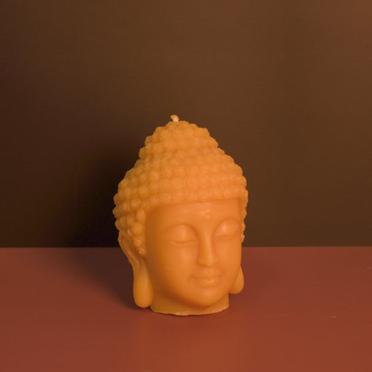 Buddha Head Candle
